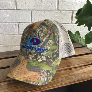 Mossy Oak Camouflage Baseball Hat Camo Green Brown